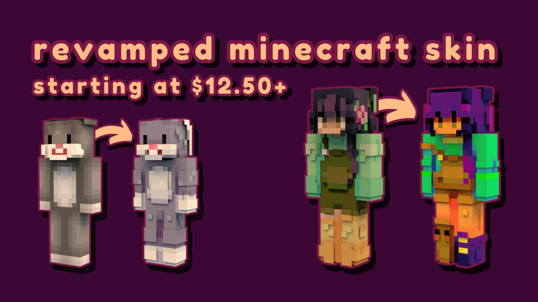 revamped minecraft skins